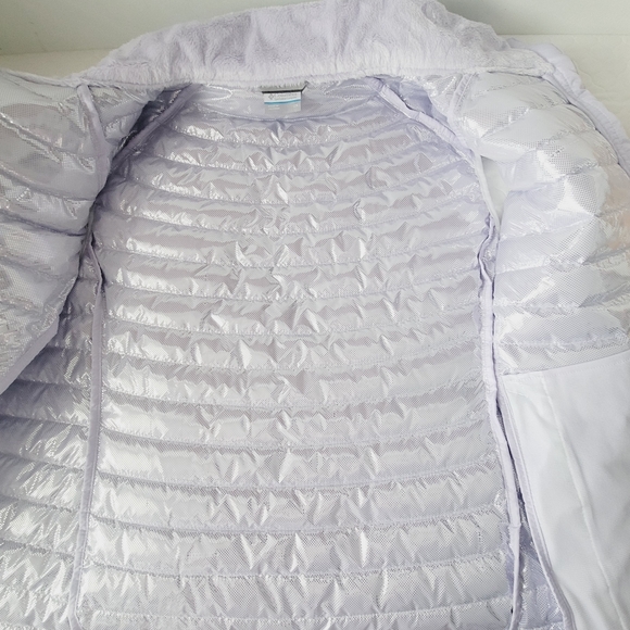 Columbia White Out Omni Heat  Womens Puffer Vest Size 2X - Picture 8 of 15